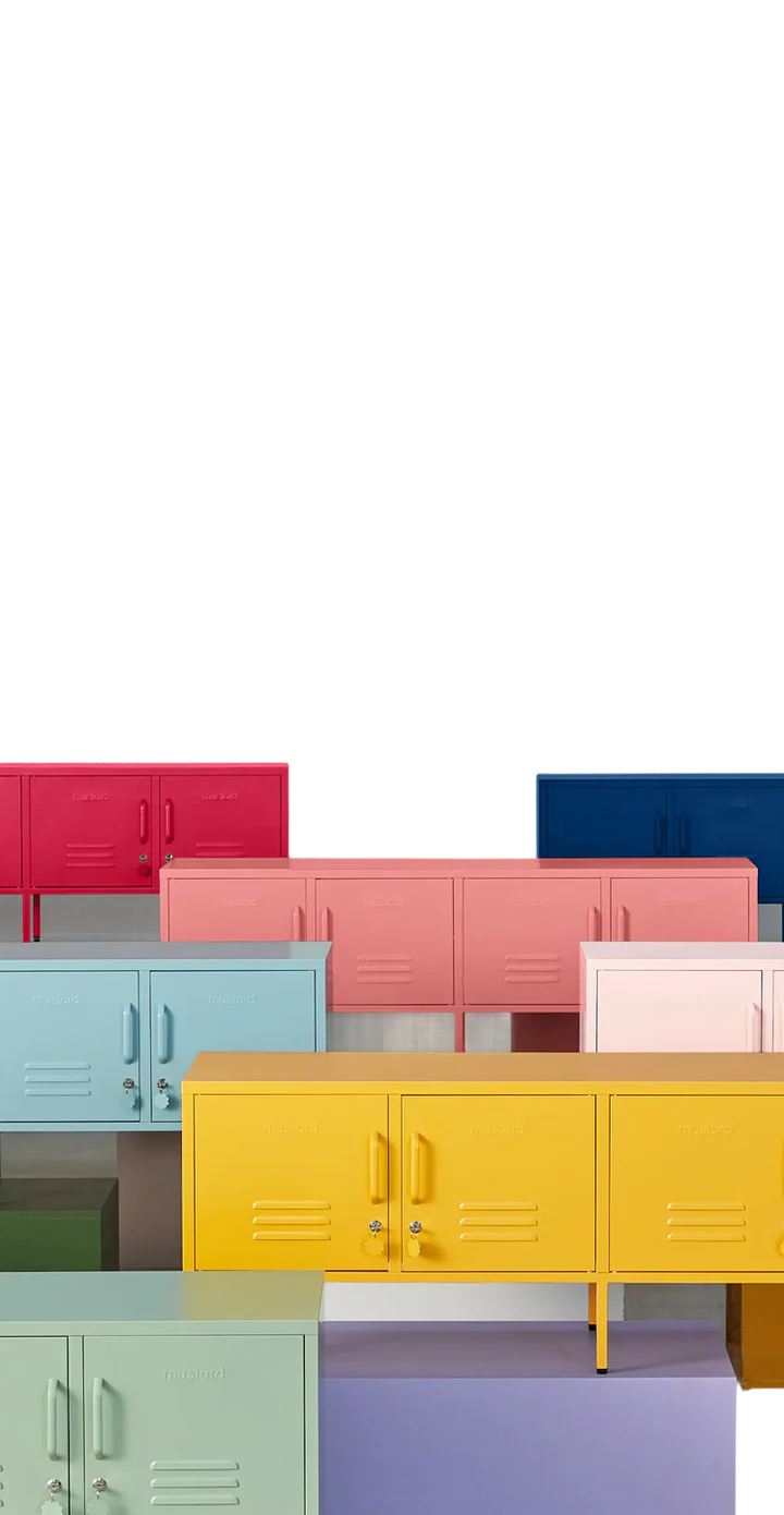 Colorful Storage for Every Space